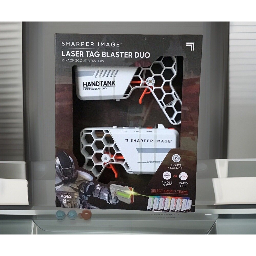 Sharper Image Laser Tag Blaster Duo 2-pack Scout Blasters *NEW*